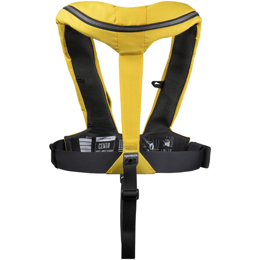 2026 Spinlock Junior Deckvest Cento 100N Lifejacket Harness DW-CEN / ASY - Yellow